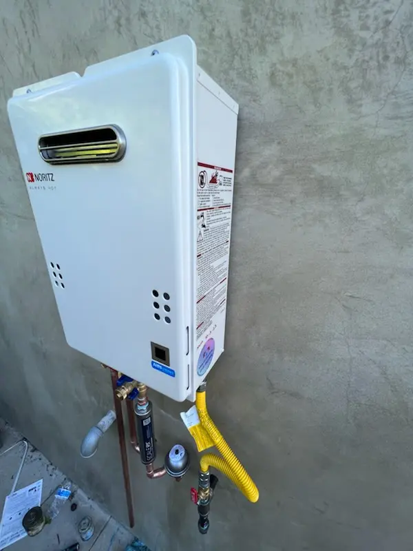 Tankless water heater installation for Violetville homes